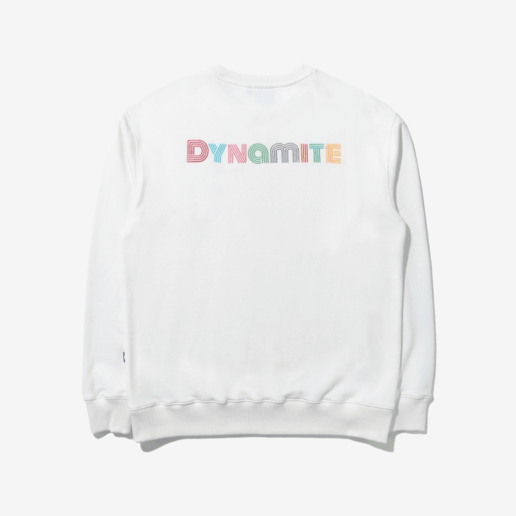 BTS X Fila Dynamite Logo Sweatshirt (Jin) - Oppastore