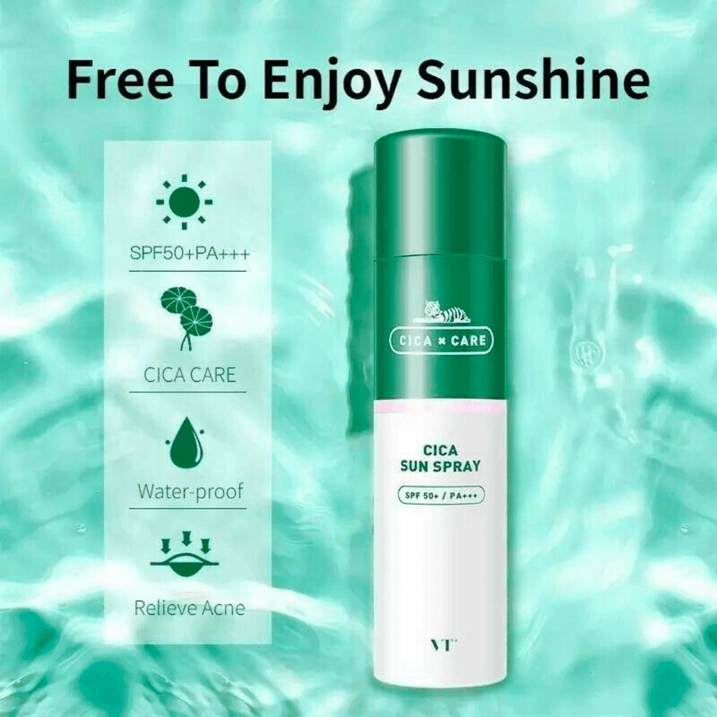 BTS X VT Cosmetics Cica Sun Spray (SPF50+) 150 ml - Oppastore