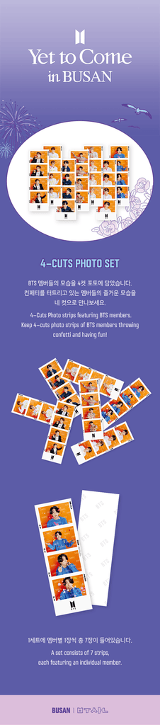 BTS Yet to Come in BUSAN 4-Cuts Photo Set - Oppastore