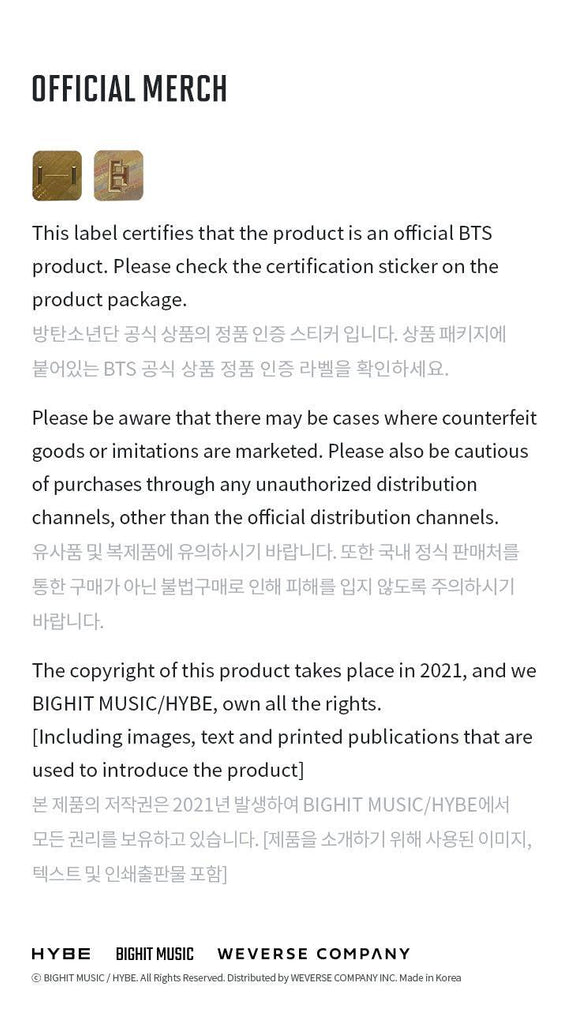 BTS Yet to Come in BUSAN Official Lightstick Deco Band - Oppastore
