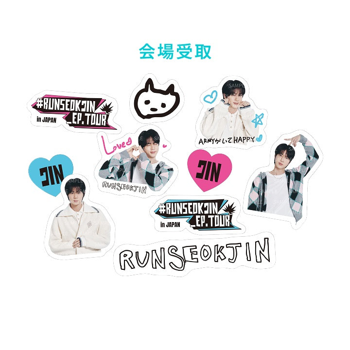 RUNSEOKJIN in JAPAN　公式 Tシャツ 白 BTS JIN BTS ジン JIN RUNSEOKJIN in JAPAN 日本限定 公式 POPUP Tシャツ
