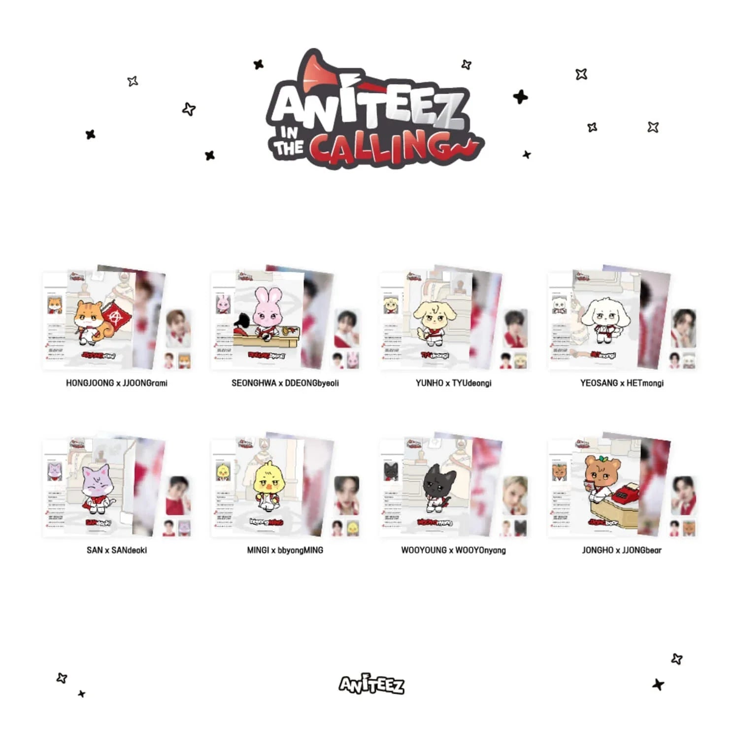 Buy ATEEZ - Aniteez In The Calling Pop Up Official MD | Oppa Store
