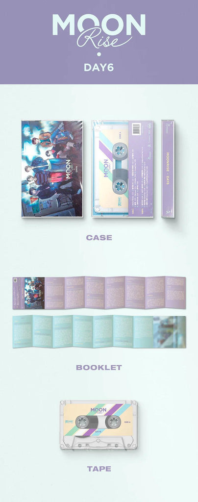 Day6 - Sunrise Moonrise Full Album Cassette Tape Ver. - Oppastore