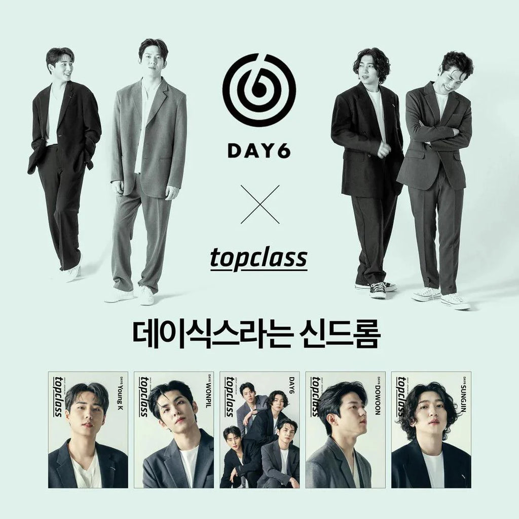 DAY6 - topclass Magazine cover July 2024 - Oppa Store