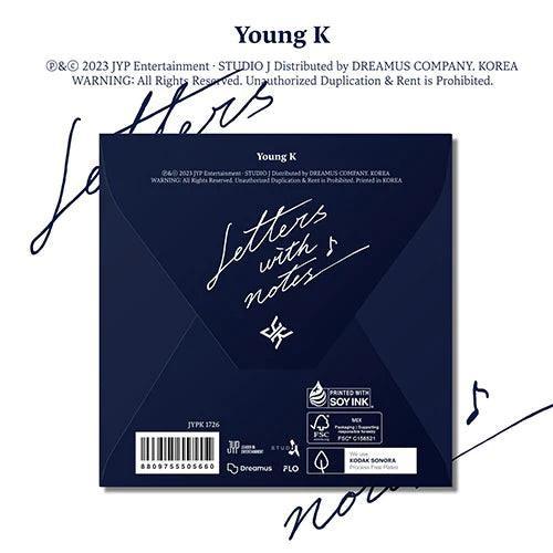 Day6 Young K - Letters With Notes - Oppastore