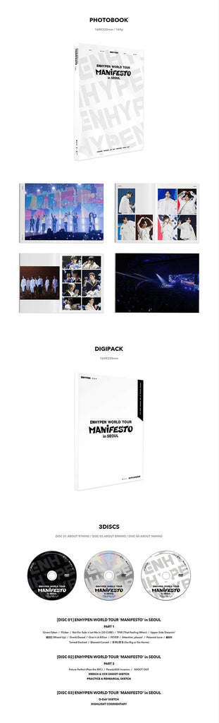 Enhypen - Manifesto World Tour In Seoul DVD - Oppa Store
