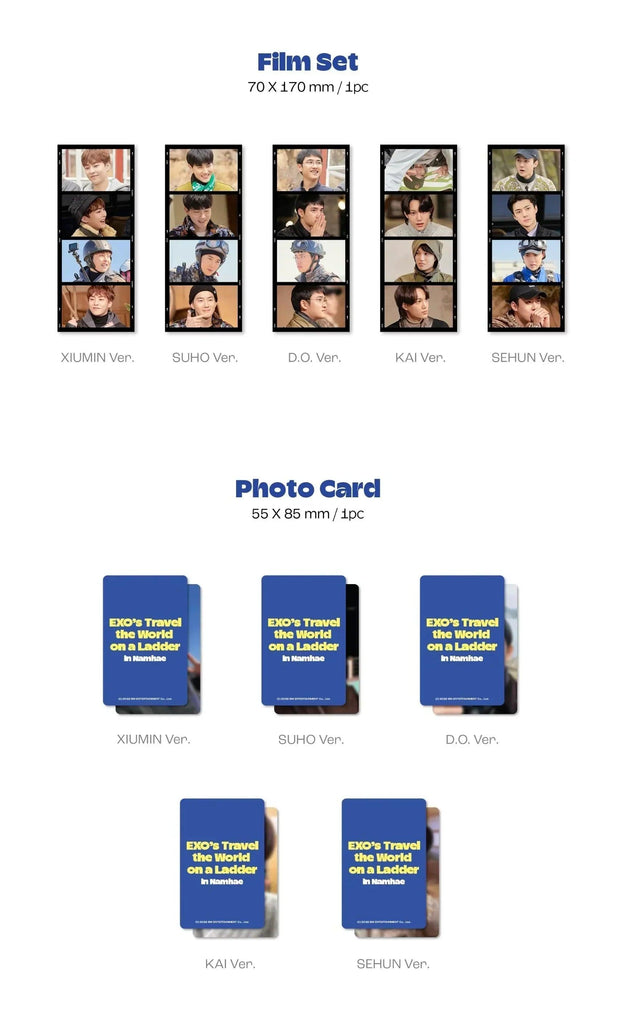 EXO's Travel the World on a Ladder in Namhae Photo Story Book - Oppastore