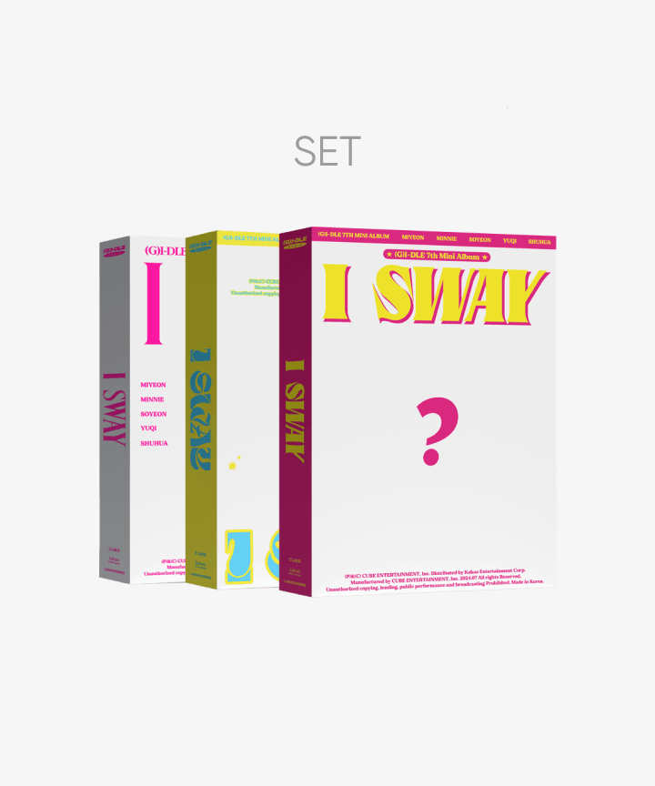 (G)I-DLE - [I SWAY] - 7th Mini Album - Oppa Store