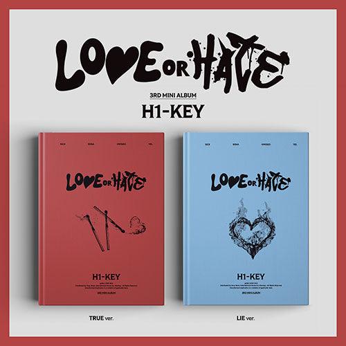 H1-KEY - Love or Hate 3rd Mini Album - Oppa Store