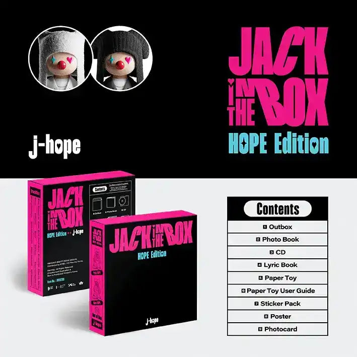 HOPE EDITION) BTS J-Hope Jack In The Box Album – Oppa Store