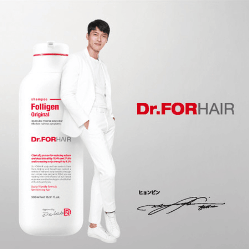 Hyun Bin X Dr For Hair Folligen Shampoo 500 ml - Oppastore