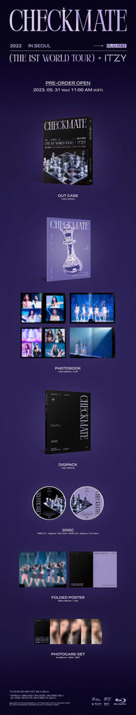 ITZY - 2022 ITZY The 1st World Tour <Checkmate> In Seoul - Oppastore