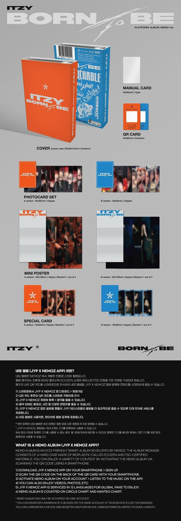 ITZY - Born to Be 8th Mini Album - Oppa Store