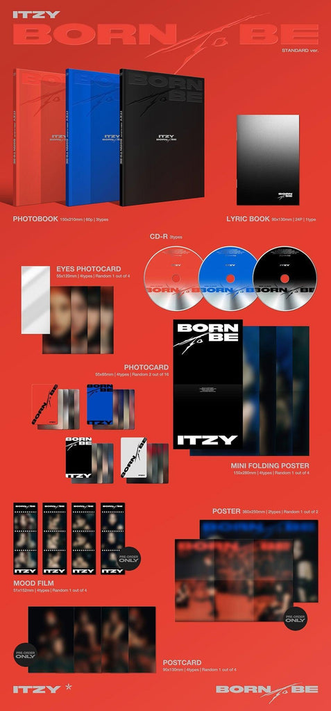 ITZY - Born to Be 8th Mini Album - Oppa Store