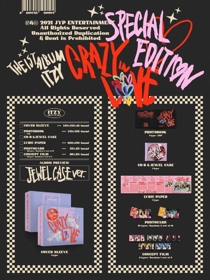 ITZY - [CRAZY IN LOVE] 1st Album - Oppa Store