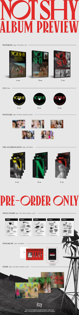 ITZY - [Not Shy] 3rd Mini Album - Oppa Store