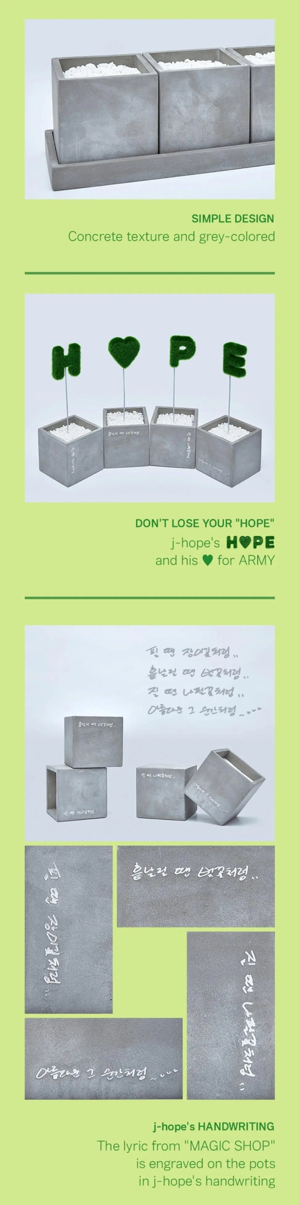 BTS Artist-Made Collection by JHope Hope offers Pot Set