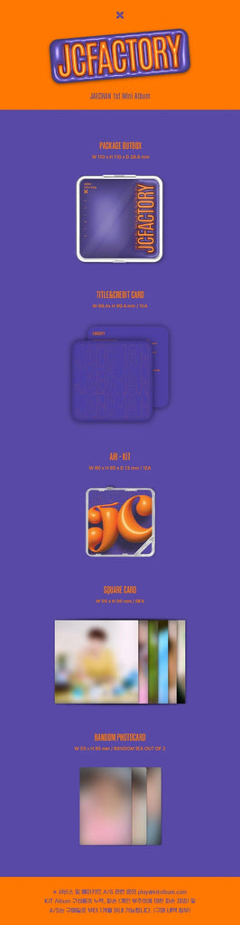Jaechan - Jcfactory 1St Mini Album - Oppastore