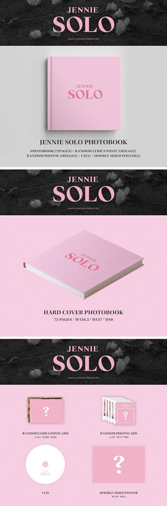 JENNIE Photobook [ SOLO ] - Blackpink - Oppa Store