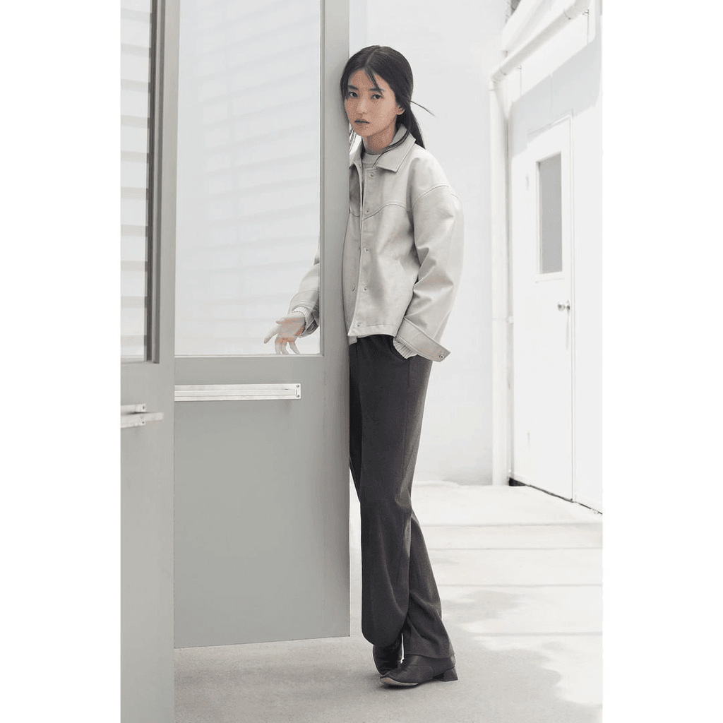 Kim Taeri X Polham Eco Leather Jacket - Oppastore