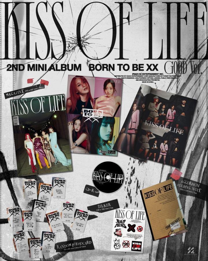 KISS OF LIFE - [BORN TO BE XX] - 2nd Mini Album - Oppa Store