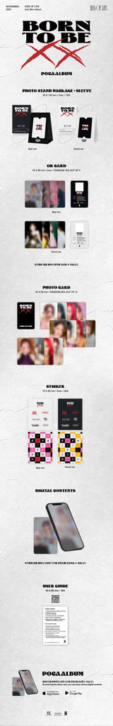 KISS OF LIFE - [BORN TO BE XX] - 2nd Mini Album - Oppa Store