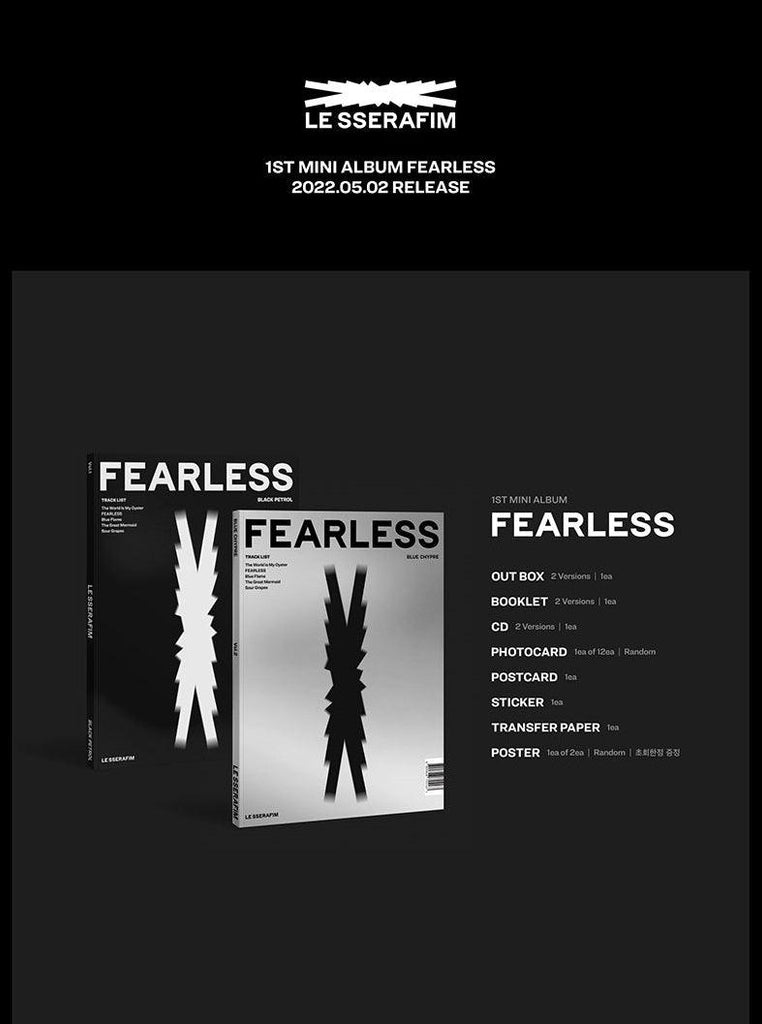 Le Sserafim - 1st Mini Album Fearless - Oppa Store