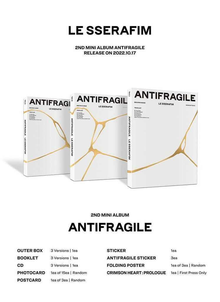 Le Sserafim - Antifragile 2nd Mini Album - Oppa Store