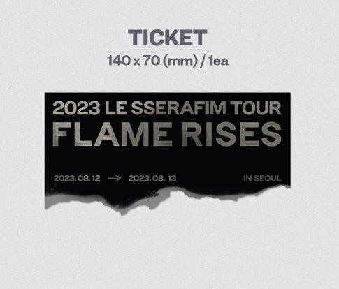 Le Sserafim - Flame Rises - 2023 Le Sserafim Tour in Seoul - Digital Code - Oppa Store