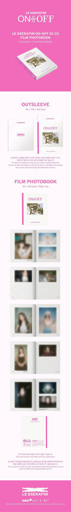 Le Sserafim - On-Off 22-23 Photobook - Oppastore