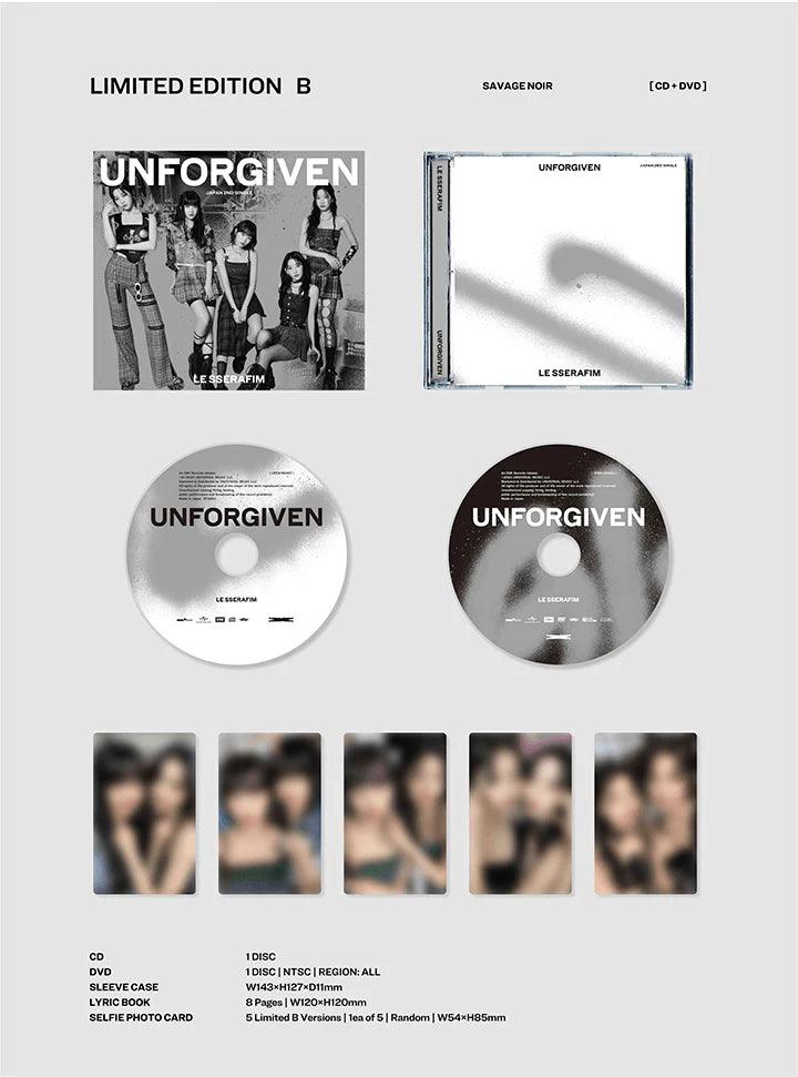 Le Sserafim - Unforgiven Japan 2Nd Single Album - Oppa Store