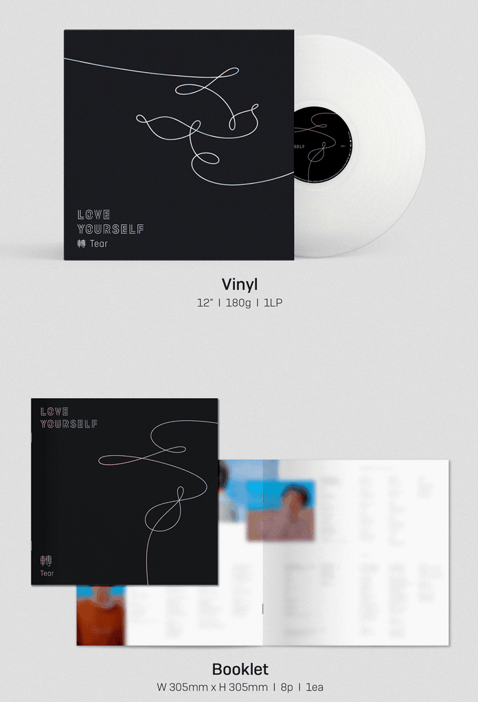 LOVE YOURSELF 轉 'Tear' LP Vinyl Album - Oppa Store
