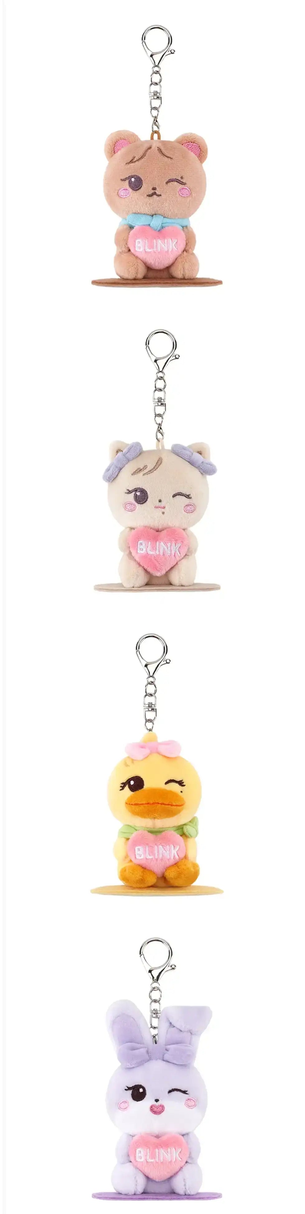 BLACKPINK ソウルコン コヤンコン MD ぬいキー 公式 4点セット BLACKPINK - Character Magnetic Plush Keyring ['DEADLINE' WORLD