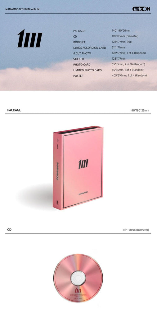 Mamamoo - Mic On Main Ver. 12Th Mini Album - Oppastore