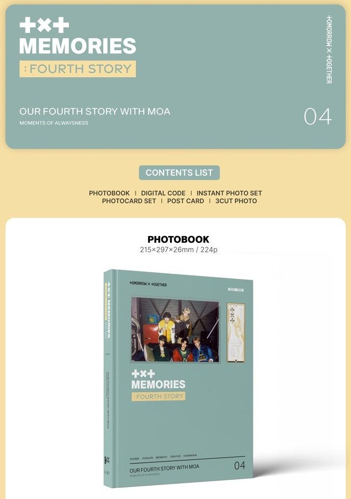 Memories: Fourth Story (Digital Code) TOMORROW X TOGETHER DVD - Oppa Store