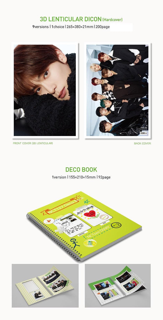 NCT 127 - DICON D'FESTA - Special Photobook 3D Lenticular Cover - Oppa Store