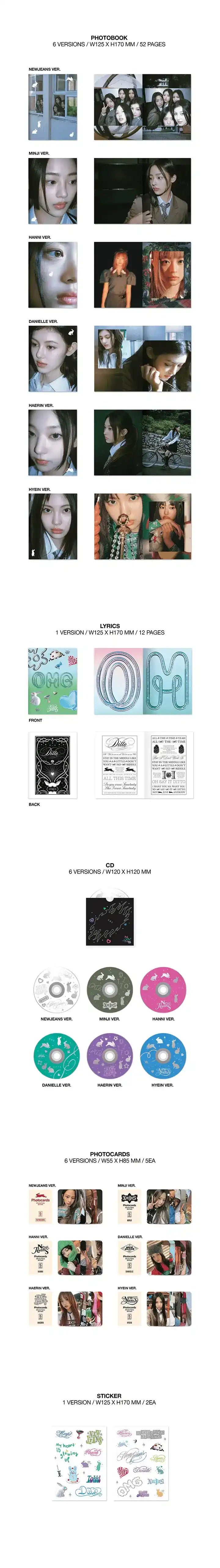NewJeans - 'OMG' - Mini Album – Oppa Store NewJeans - 'OMG' - Mini Album – Oppa Store