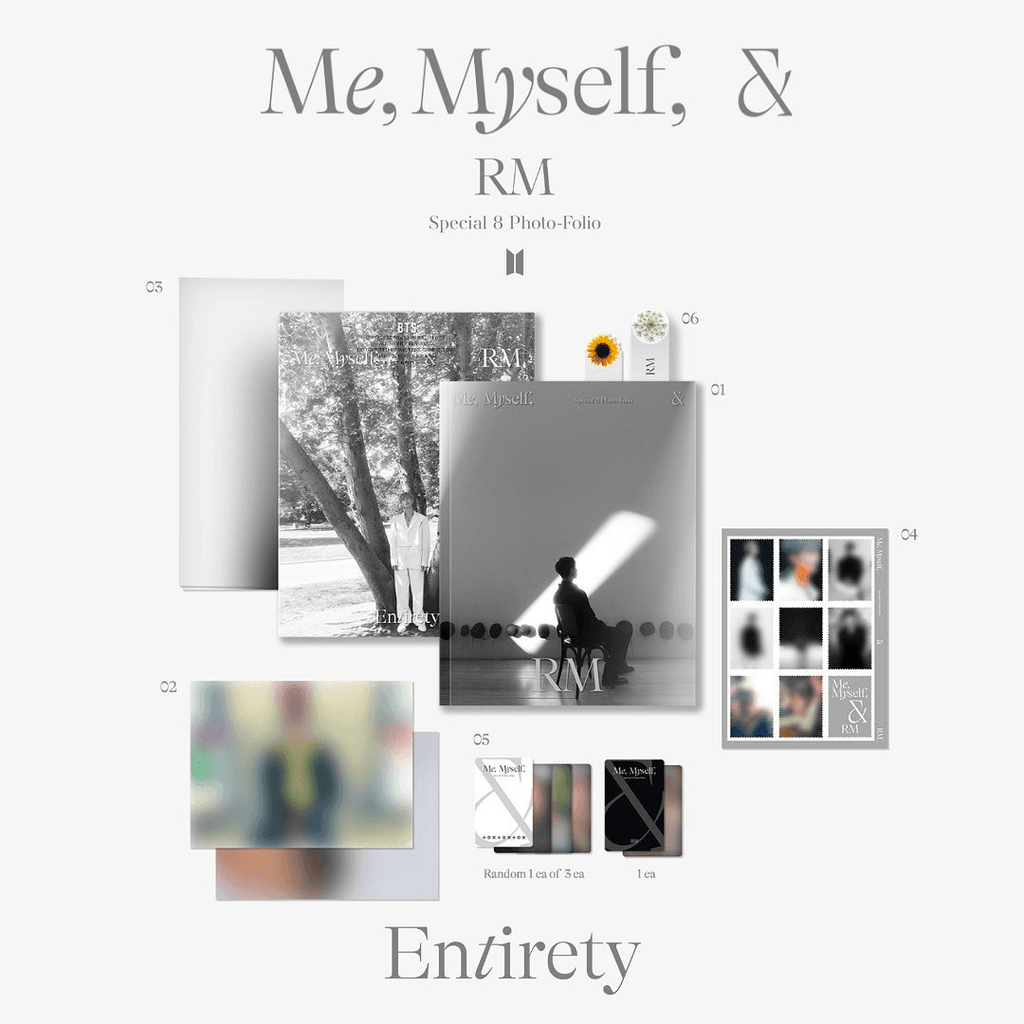 RM - Special 8 Photo-Folio Photobook Me, Myself, and RM ‘Entirety’ - Oppa Store
