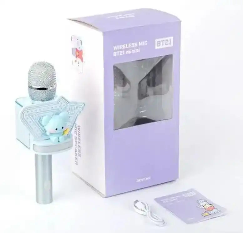 BT21 Minini Bluetooth Microphone Speaker Karaoke – Oppa Store