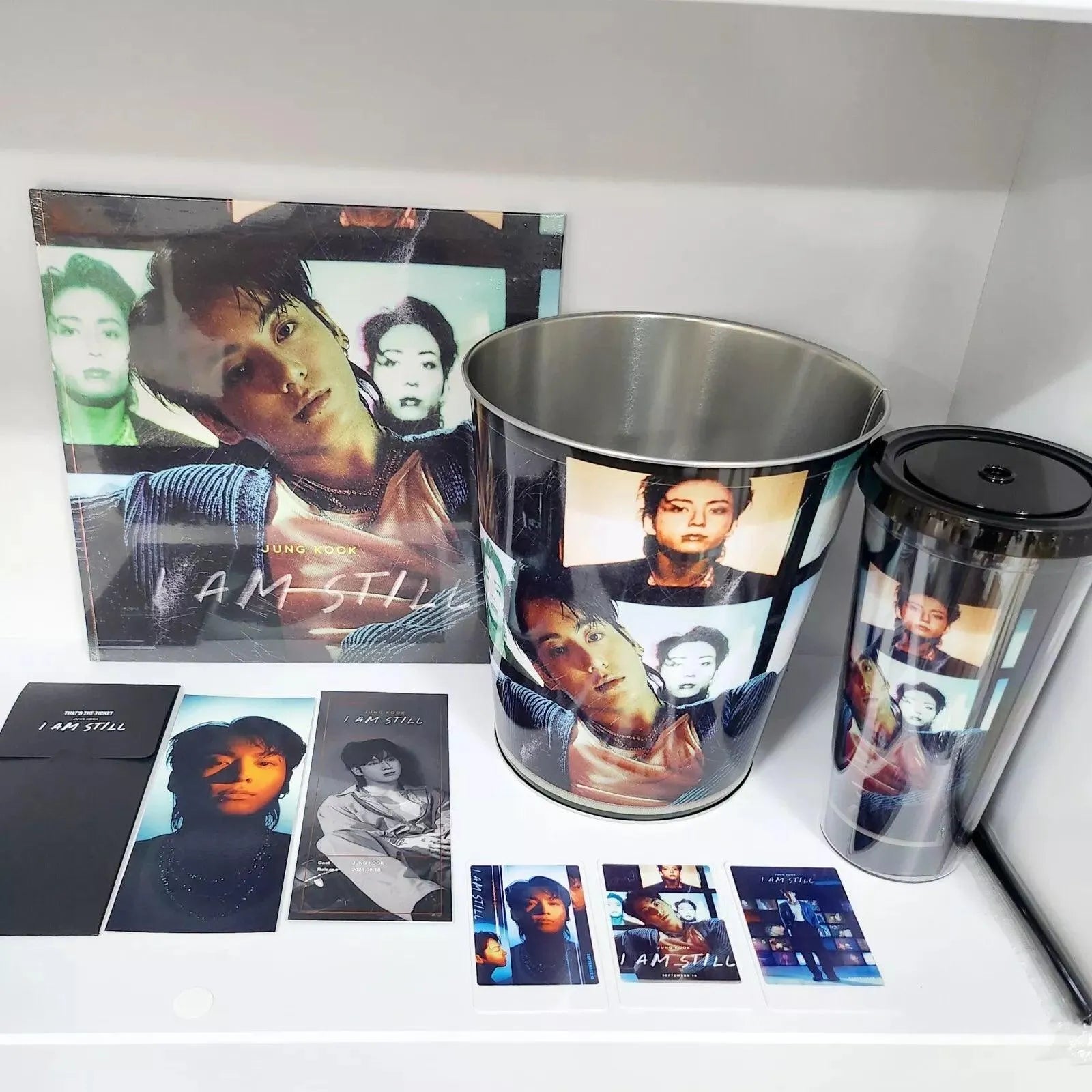 ジョングク『I AM STILL』韓国劇場限定三点セット タンブラー バケツ Buy BTS Jungkook: I AM STILL - Tin Bucket & Cold Cup Tumbler