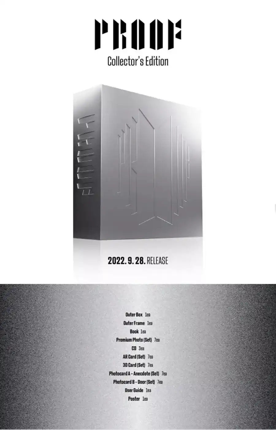 BTS Proof - Collector's Edition (Anthology Album) – Oppa Store BTS Proof - Collector's Edition (Anthology Album) – Oppa Store