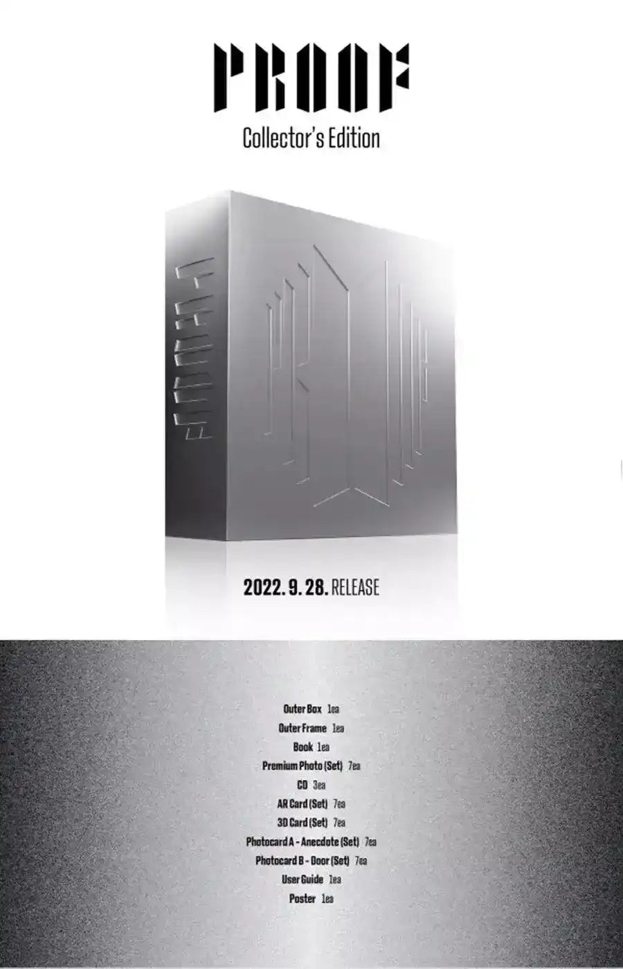 BTS Proof - Collector's Edition (Anthology Album) – Oppa Store BTS Proof - Collector's Edition (Anthology Album) – Oppa Store