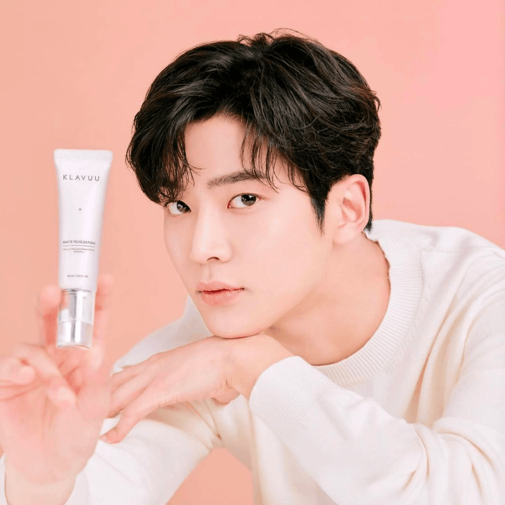 SF9 Rowoon X Klavuu White Pearlsation Ideal Actress Backstage Cream (Rose) with SPF30 PA++ 50ml - Oppastore