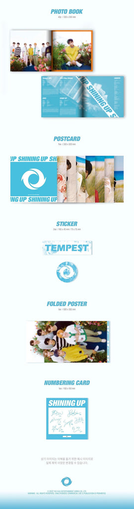 Tempest - Shining Up 2nd Mini Album Limited Edition Lp Ver. - Oppastore