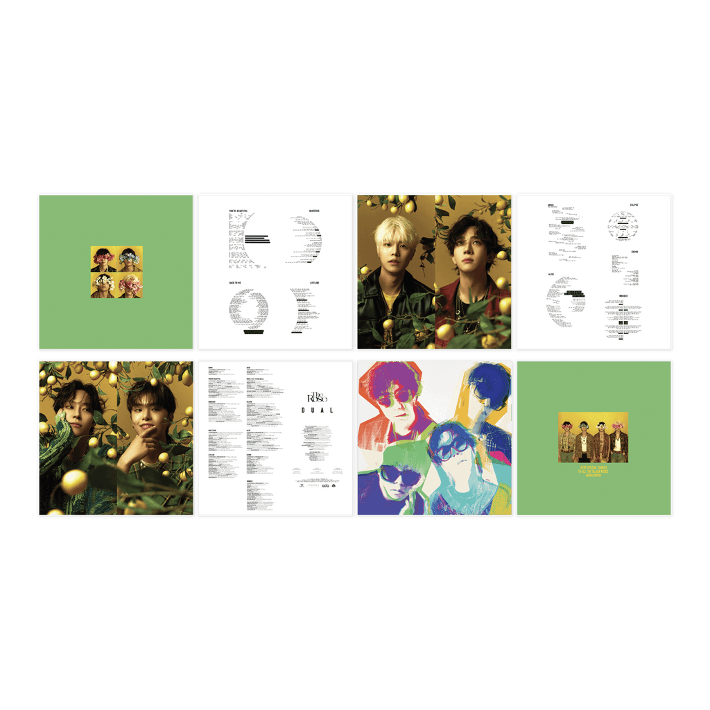 The Rose 2nd Full Album 'DUAL' Vinyl LP Album - Oppa Store