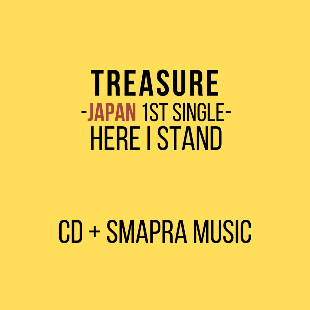 TREASURE - Here I Stand Japan 1st Single Album - Oppastore