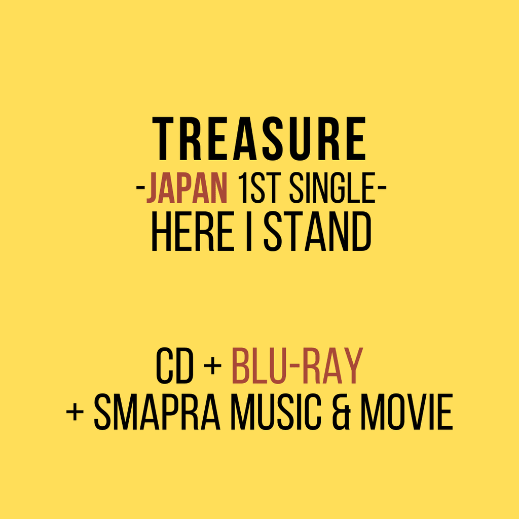 TREASURE - Here I Stand Japan 1st Single Album - Oppastore