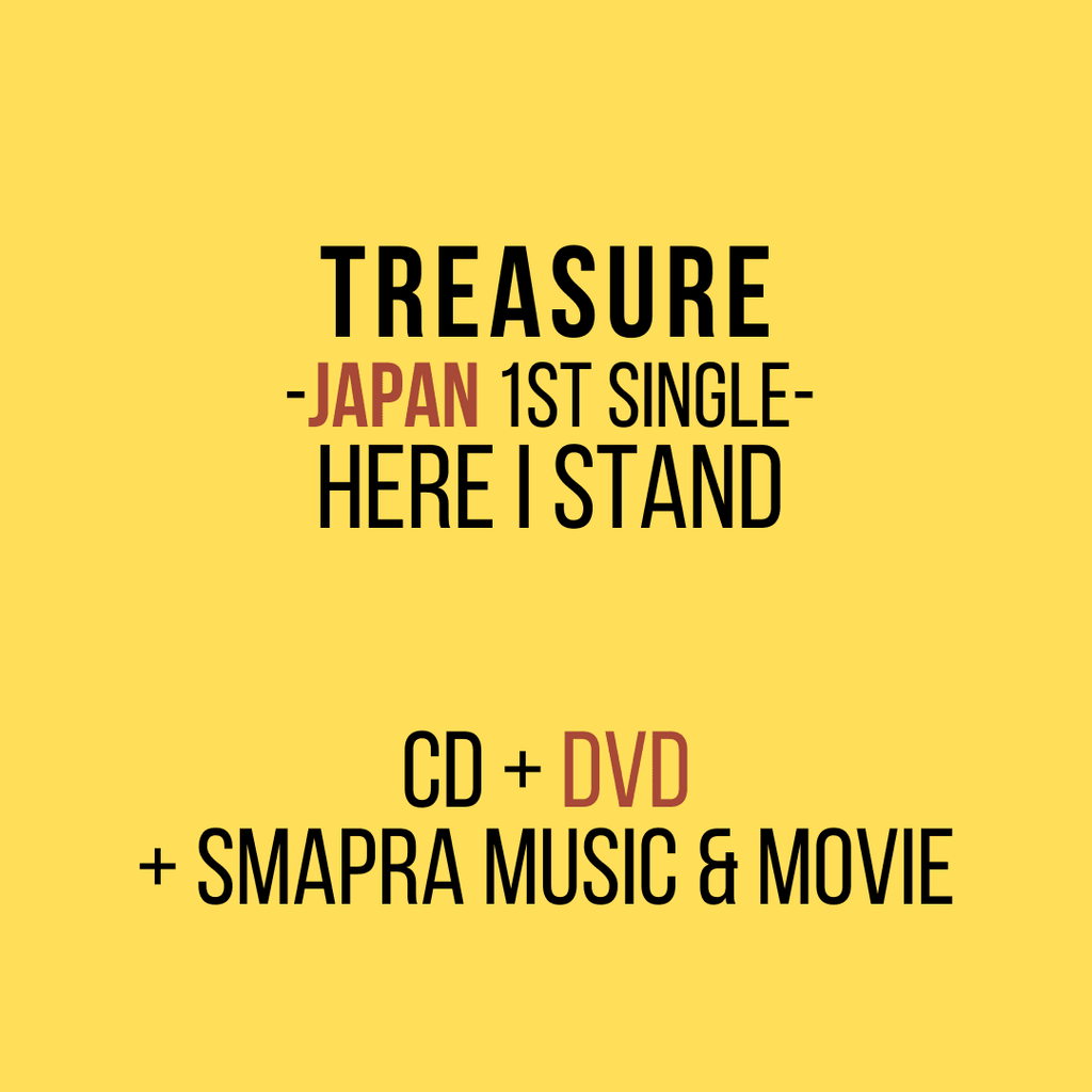 TREASURE - Here I Stand Japan 1st Single Album - Oppastore