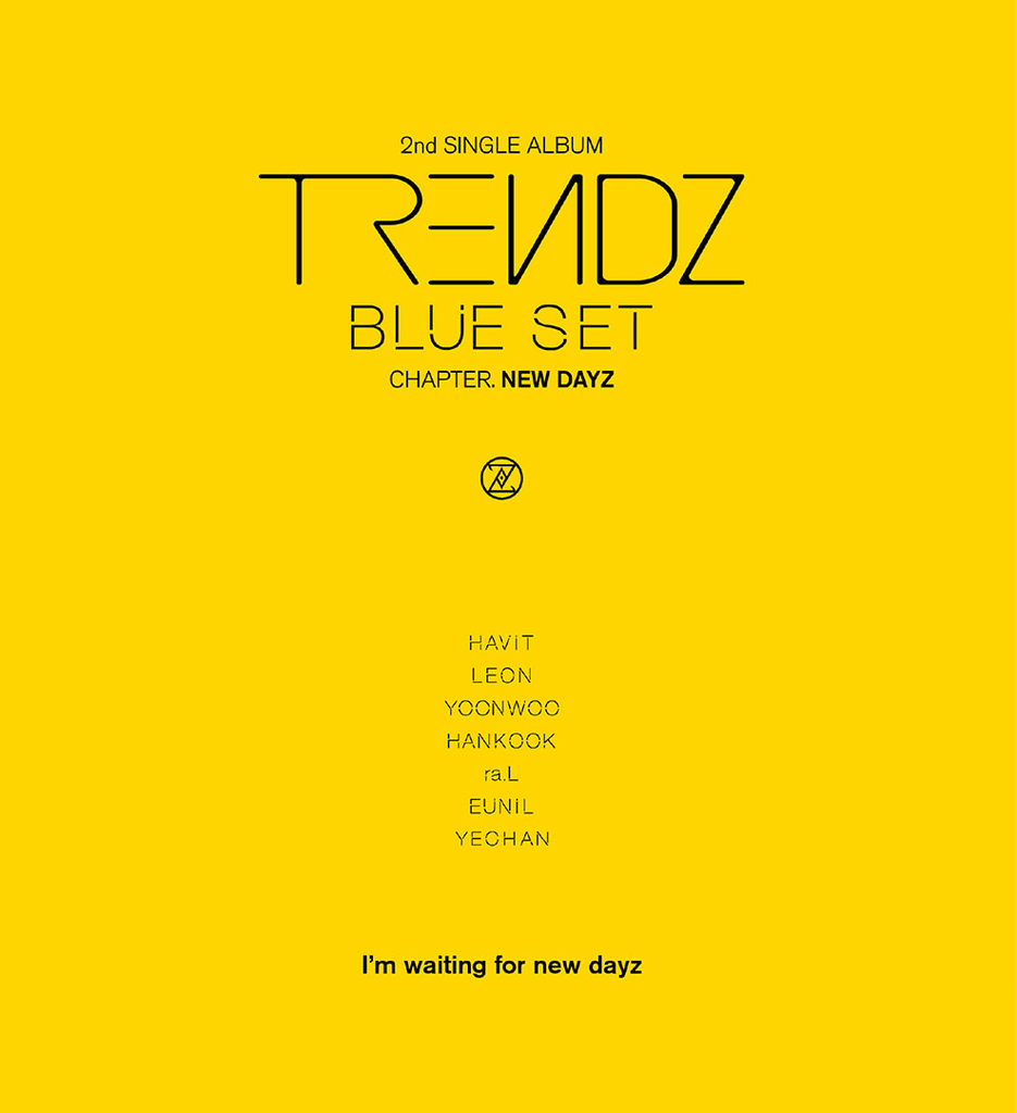 TRENDZ - Blue Set Chapter. New Dayz 2nd Single Album - Oppastore