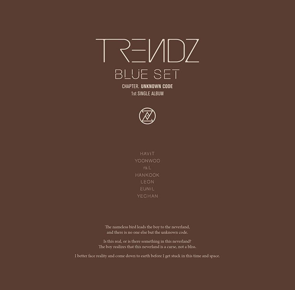 TRENDZ - Blue Set Chapter Unknown Code 1st Single Album - Oppastore